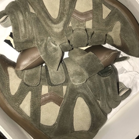 ISO ISABEL MARANT BEKETT WEDGE SNEAKERS - Picture 7 of 7